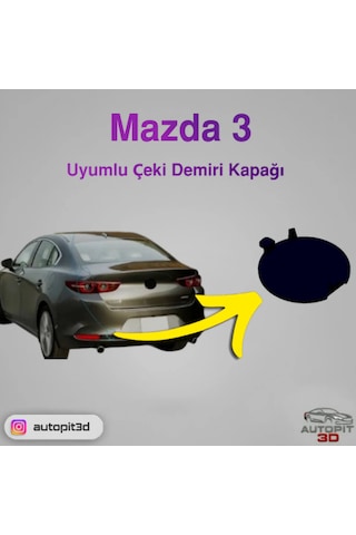 Mazda 3 Uyumlu Çeki Demiri Kapağı