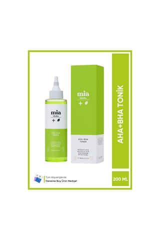 Mia Klinika Aha-Bha Akne Karşıtı Gözenek Sıkılaştırıcı Ve Cilt Temizleyici Tonik 200 ML