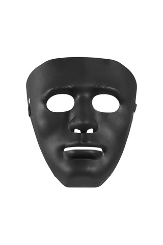 Siyah Renk Hip Hop Anonim Jabbawockeez Dans Maskesi 18x19 Cm "