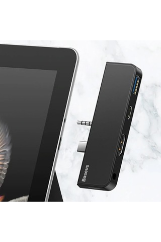 Baseus Multifunctional Hub Surface Go Type-c+audio To Hd4k+usb3.0+type-c Data +audiok- 5775
