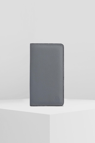 Watchofroyal Elegant Grey Hakiki Deri Telefon Cüzdanı