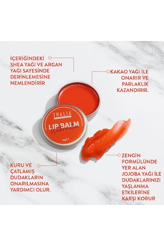 Thalia Yoğun Nemlendirme Etkili Karpuz Aromalı Dudak Balsamı 12 G