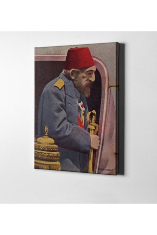 Kişiye Özel Sultan Iı Abdülhamit Han Kanvas Tablo (50 X 70 Cm.) 4