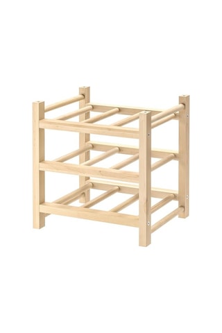 Ikea Hutten Şaraplık, Masif Ahşap, 33x30x34 Cm