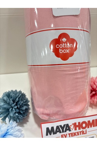 Cotton Box Deluxe Pembe Tensel Çift Kişilik Lastikli Çarşaf Seti 160x200+30 Çok Renkli