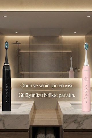 Şarjlı Sonik Diş Fırçası, Şarjlı Pembe Diş Fırçası