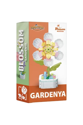Dostoys Yapı Taşı Serisi Çiçek Yapım Seti Gardenya