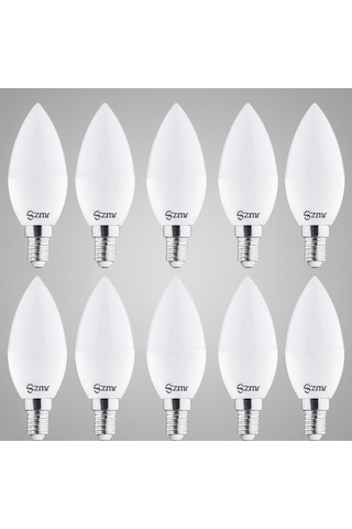 Zmr 120/b.30 12 Li 7w Buji Led Ampul 3000k Günışığı E14 Duy Enerji Tasarruflu Ve Uzun Ömürlü Aydınlatma