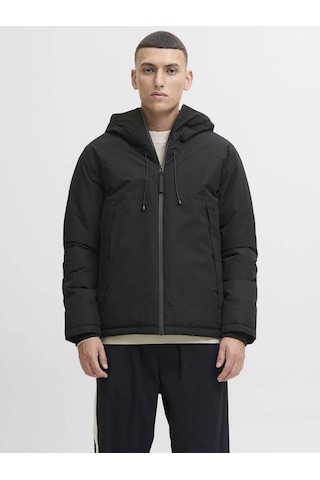 Jack & Jones Jcounion Light Padded Blocking Siyah Erkek Mont 12285586 Siyah