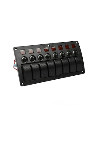 Shuıvan Bfy 8'li Switch Panel Tam Otomatik Sigorta Paneli - Işıklı-1988