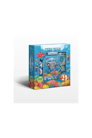 See Life Eğitici Çıkartma Ve Origami Deniz Dünyası 800'lü Sticker Hobi Seti