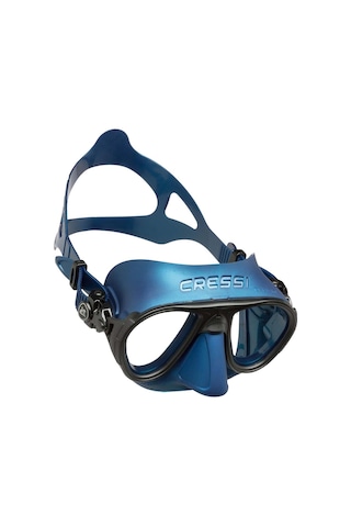 Cressi Calibro Yetişkin Dalış Maskesi Mavi Tek Renk