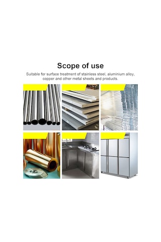 Lemestar "paslanmaz Çelik Ve Alüminyum İçin Dayanıklı Zımpara Tekerleği - 180 /240 Granüllü"