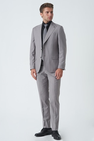 White Stone Glasgow T2466 Slim Fit 6 Drop Likralı Takım Elbise Desenli-desenli Çok Renkli