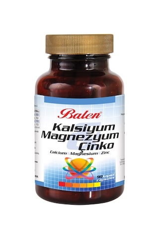 Balen Kalsiyum Magnezyum Çinko 709 MG 90 Kapsül