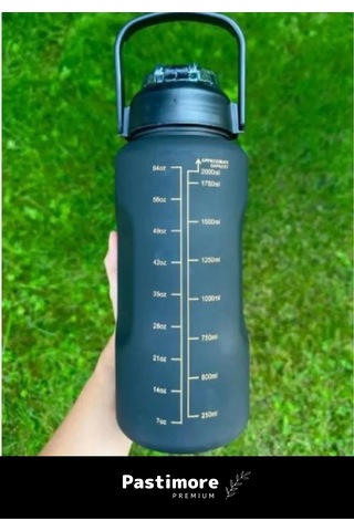 Premium Dayanıklı Bpa Fitalat Toksit İçermez Aile Boyu 2000-750-300 Ml Motivasyon Suluk Seti