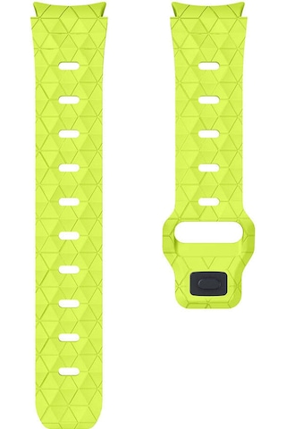 Galaxy Uyumlu Watch 6 44mm Krd-116 20mm Futbol Desenli Spor Tasarımlı Silikon Kordon