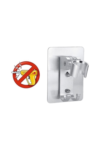 Novahub Banyo Yapışkan Montaj Duş Tutucu, Ayarlanabilir Duvara Monte Duş Tutucu Diğer