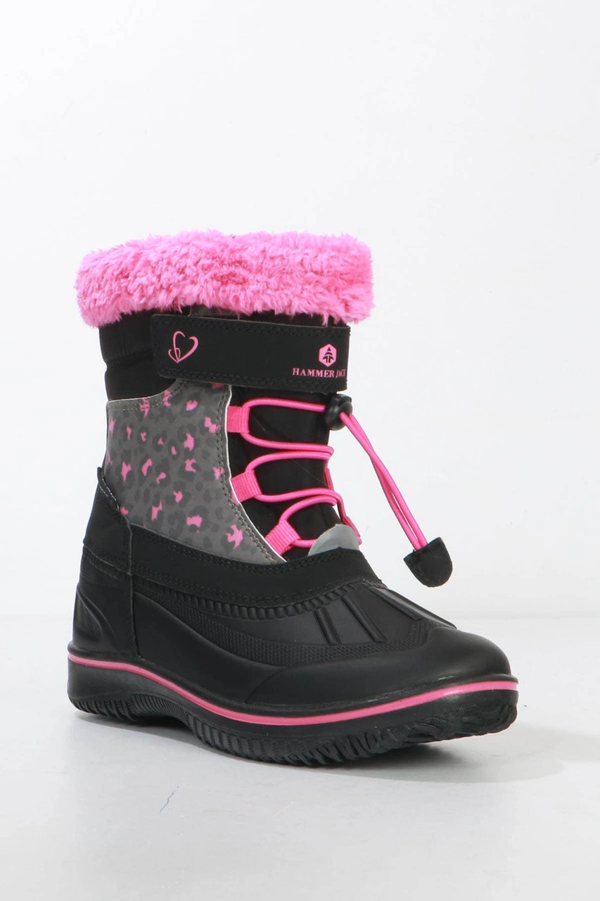 Hammer Jack Luna Su Geçirmez Siyah Kız Çocuk Bot & Bootie 23204-f Siyah
