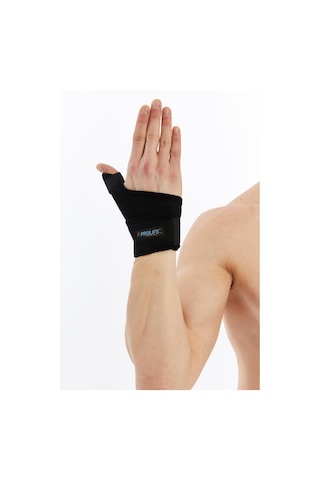 Prolife Ortopedi Baş Parmak Tespit Ateli Dequervain Ateli Sabitleyici Siyah