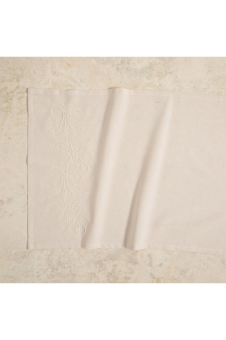 Mudo Home Lıly İşlemeli Runner Ekru 50x130 696123