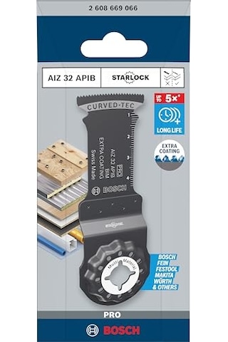Pro Aız 32 Apıb Daldırmalı Kesim Testere Bıçağı Çivili Ahşap Metal Sandviç Genişlik 32 Mm Professional Akses