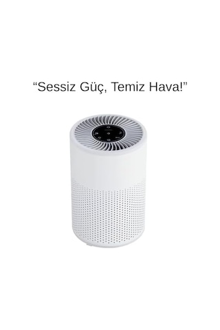 H13 Hepa Filtreli Hava Temizleyici, Aktif Karbon Filtreli, Sessiz Ve Kompakt Tasarım, 360 Hava Dolaşımı