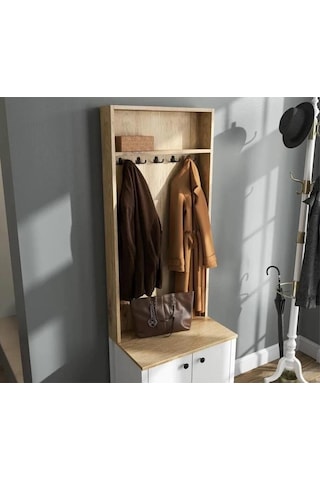 Sakura Frn-20077 Helen Portmanto Beyaz - Ceviz