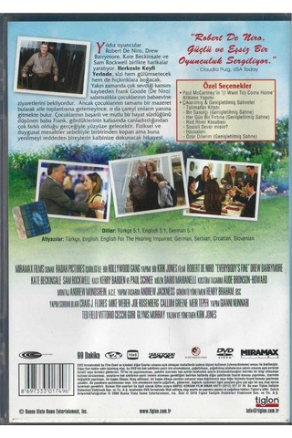 Herkesin Keyfi Yerinde Everybody's Fıne Robert De Niro Dvd