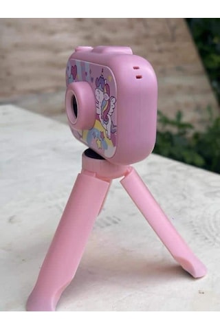 Ayaklı Mini Fotoğraf Makinesi Çocuk Için Eğitici Video Kamera Kopya Standart