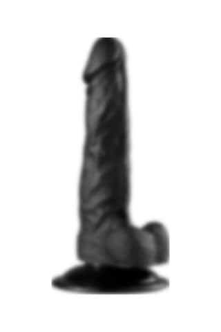 Lilitu Shop 19.5 Cm Realistik Vantuzlu Zenci Dildo Penis