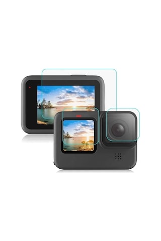 Gopro Hero 9 / 10 / 11 / 12 Uyumlu Ekran Ve Lens Koruyucu Film
