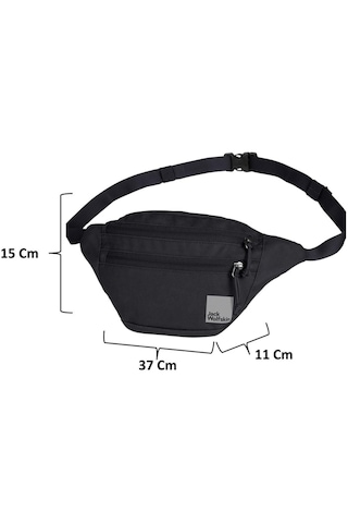 Jack Wolfskin 8007801 15x37x11 2lt Hipbag Siyah Unisex Çanta 001