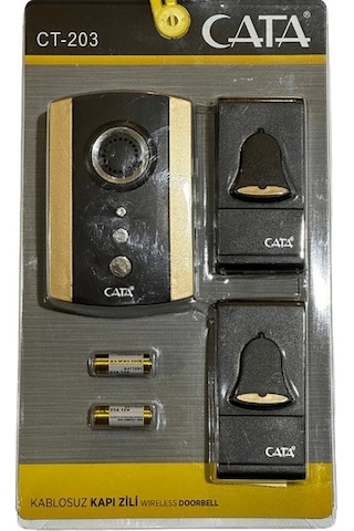 Cata Uzaktan Kumandalı Zil 1 Zil + 2 Buton Ct-203
