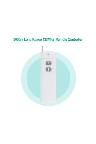 Trendooze Yüksek Verici Uzun Uzaktan Taşınabilir Rf Mhz Mesafe Menzilli M Kumanda Jms Güç Ch Anahtarlık 433 3000 2ch 2 Uw