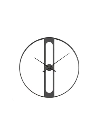 Dekoratif 60 Cm Siyah İskelet Duvar Saati
