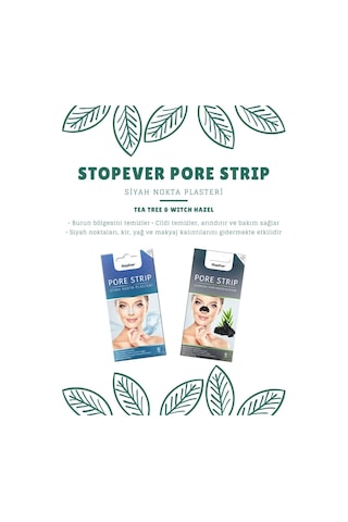 Lexroo Pore Strip Siyah Nokta Bandı 2'li Paket Siyah Nokta Karşıtı Gözenek Temizleyici