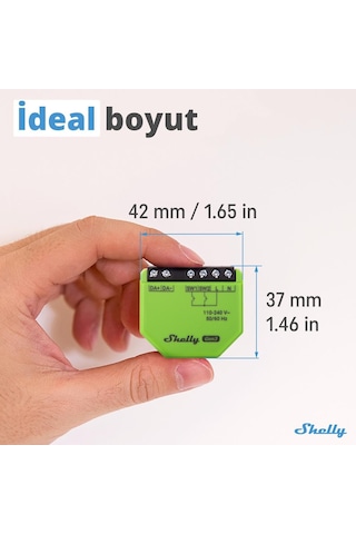 Shelly Dalı Dimmer Gen3 Akıllı Dalı Dimmer Led Kontrol Rölesi