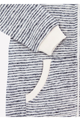 Ozmoz Ozmoz 100% Pamuk Kulak Detaylı Kapüşonlu Bebek Tulum