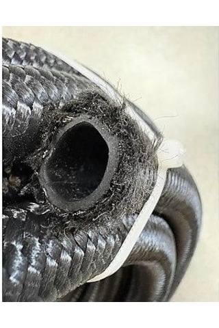 Ptfe 10an Siyah Örgülü Yakıt Hattı Hortumu 3/8