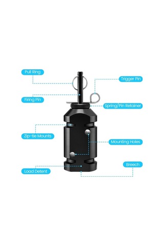 Besthome1 Çevre Algılayıcı Güvenlik Sistemi, Vahşi Hayvan Koruma, Yeniden Kullanılabilir, Pil Gerektirmeyen, Alüminyum, Hafif V