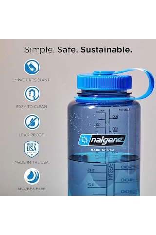 Nalgene 48 Oz WM Sustain Suluk Matara 1,5 Litre Aubergine 20-0448