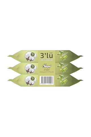 Pamuk Zeytin Cep Mendili 12x3x15 540 Yaprak