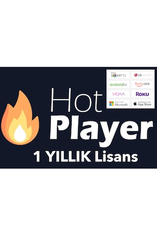 Hot Player 1 Yıllık Kullanım Lisansı
