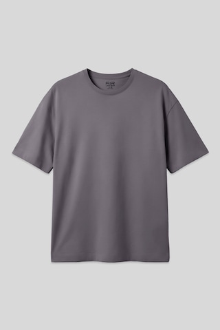 Air Jones Tommy Life Koyu Gri Pamuklu Kalın Yumuşak Dokulu Oversize Fit Basic Erkek T-shirt - 88377 Koyu Gri