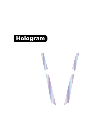 Yamaha R25 Hologram Ön Kafa Serit Kaplama Stıcker Folyo