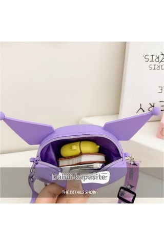 Aurora Küçük Prenses Kulomi Çocuk Çantası Mor Mor