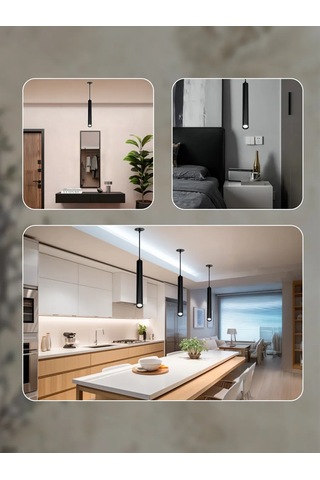 Smartbuy Cob15w Siyah Ip20 Led Silindirik Aydınlatma 257403594 Siyah