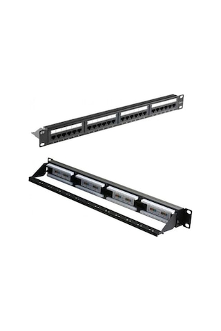 24 Port Cat6 Patch Panel 24 Port Ethernet Panel