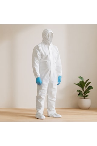 Northcity Koruyucu Tulum Xl Non-woven Beyaz 179-187cm, 108-115cm 101 Beyaz